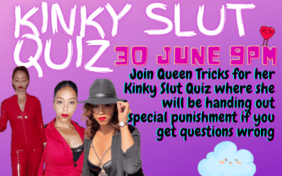 Queen Tricks Kinky Sissy Slut Quiz