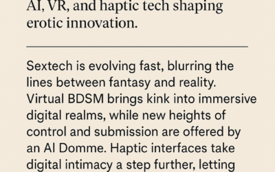 Fetish Futurism: When Tech Turns Us On